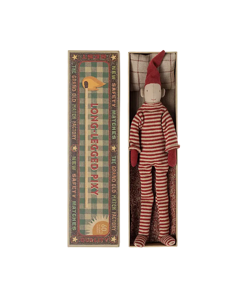 Maileg Long Legged Pixy In Matchbox