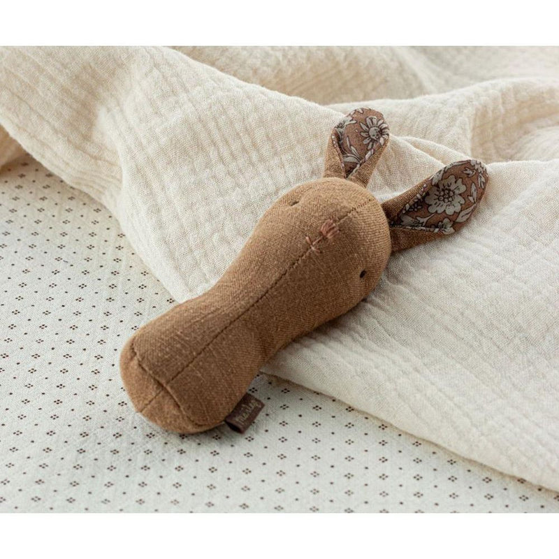 Maileg Lullaby Friends Bunny Rattle (Chocolate - Studio Play