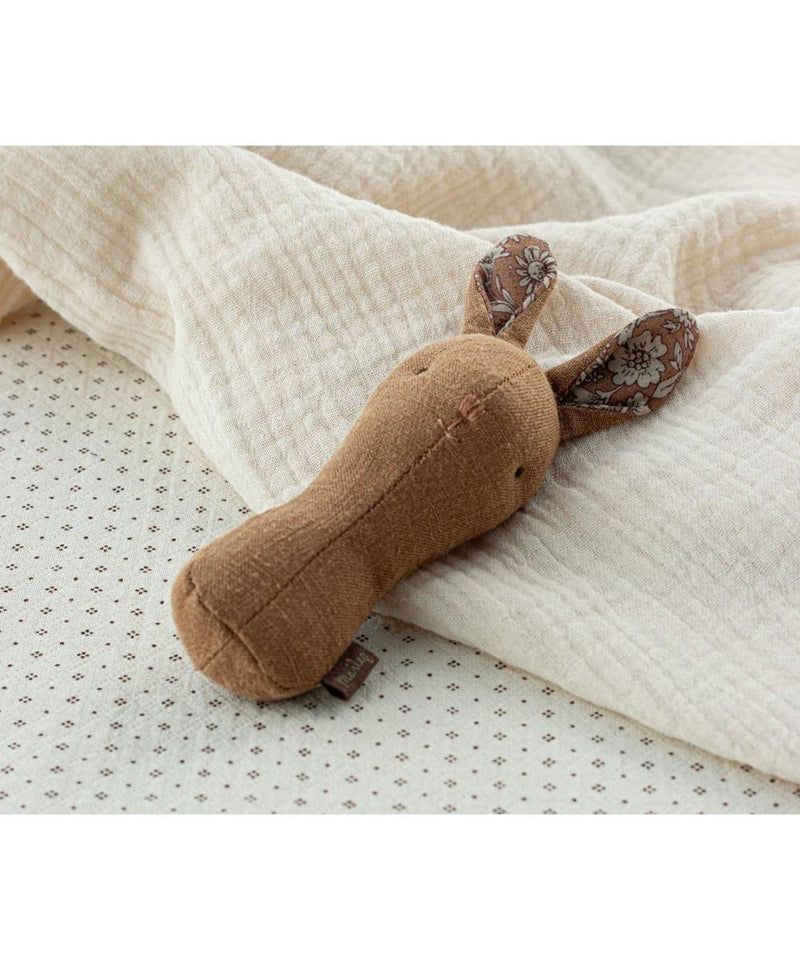 Maileg Lullaby Friends Bunny Rattle (Chocolate