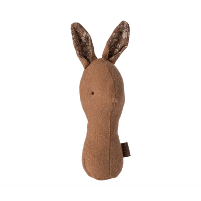 Maileg Lullaby Friends Bunny Rattle (Chocolate - Studio Play