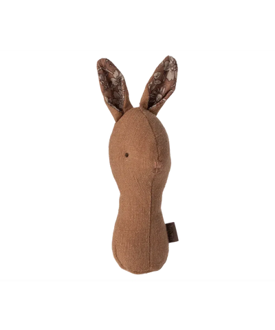 Maileg Lullaby Friends Bunny Rattle (Chocolate