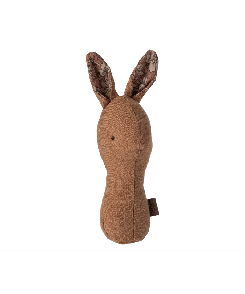 Maileg Lullaby Friends Bunny Rattle (Chocolate