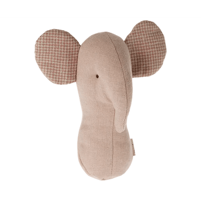Maileg Lullaby Friends Elephant Rattle Rose - Studio Play