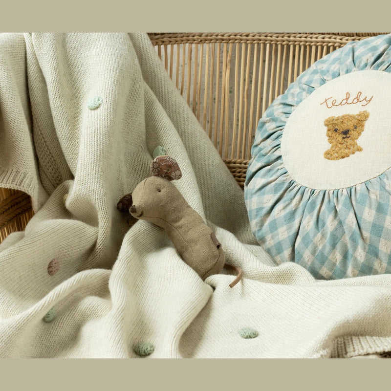 Maileg Lullaby Friends Mouse Rattle Light Umber