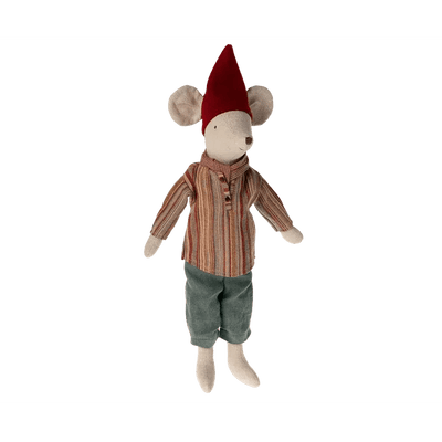 Maileg Medium Christmas Mouse Medium Boy - Studio Play