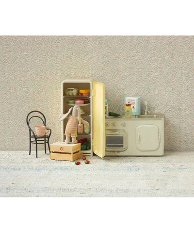 Maileg Miniature Fridge Yellow