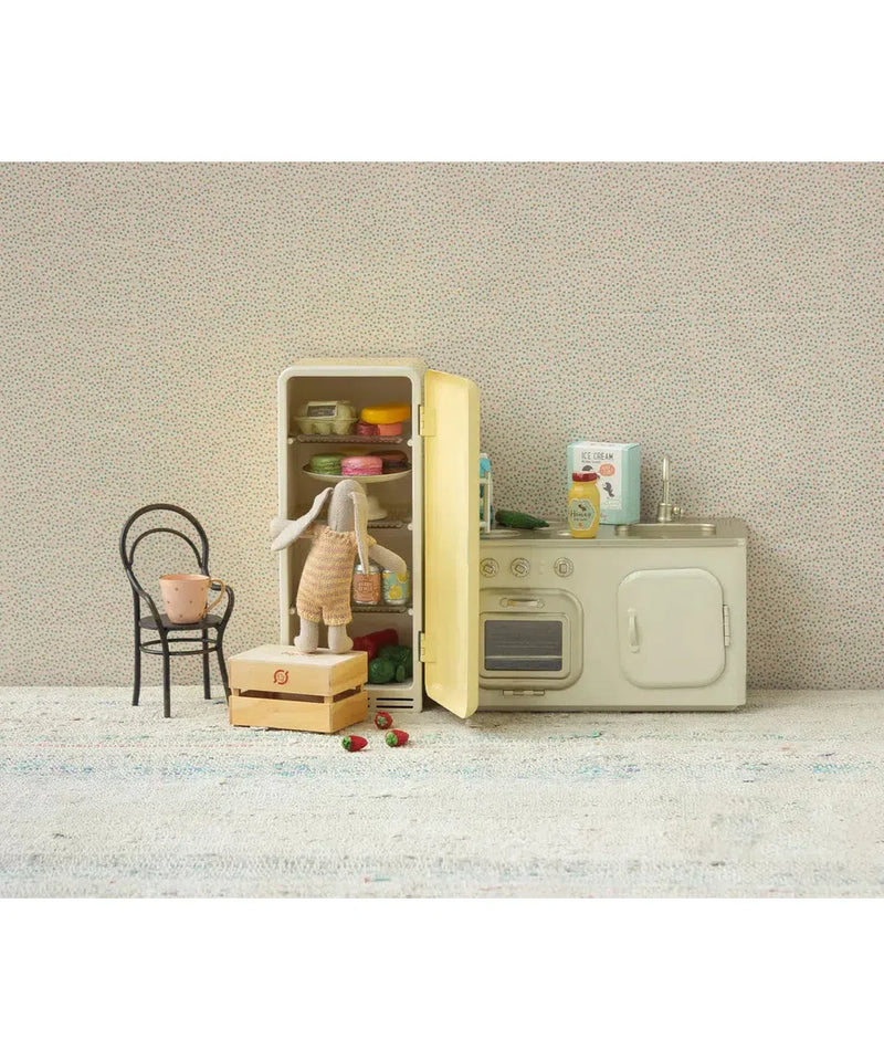 Maileg Miniature Fridge Yellow