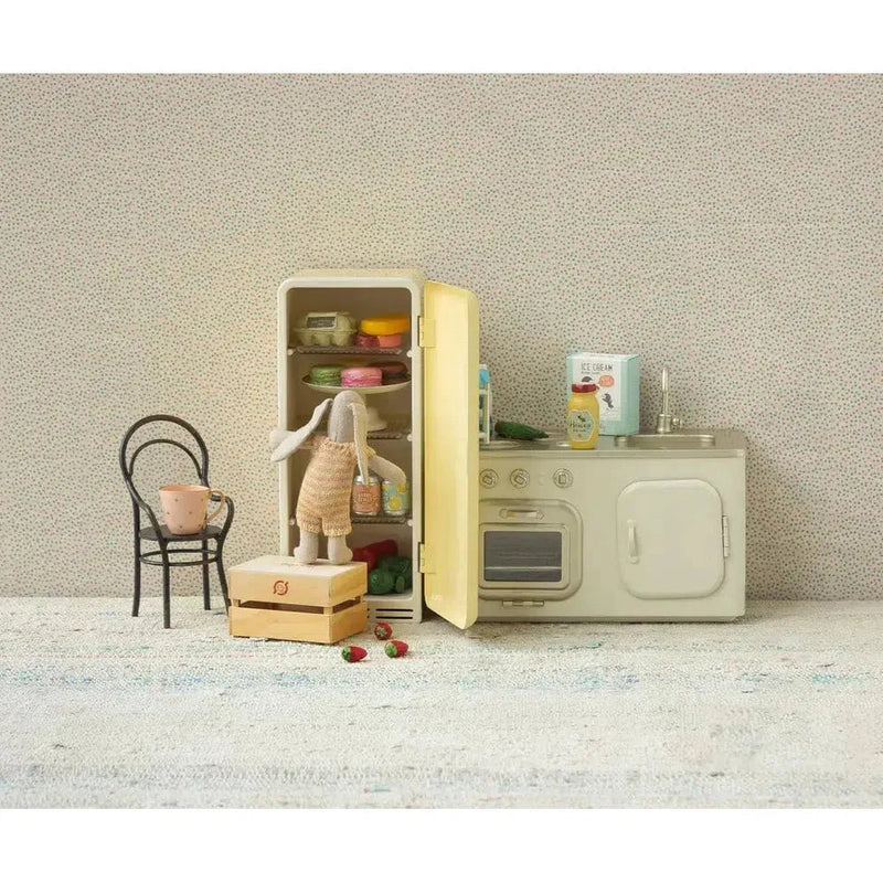 Maileg Miniature Fridge Yellow - Studio Play