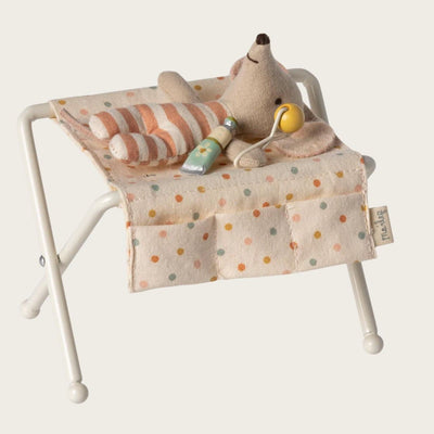 Maileg Nursery Table Baby Mouse Off - white - Studio Play