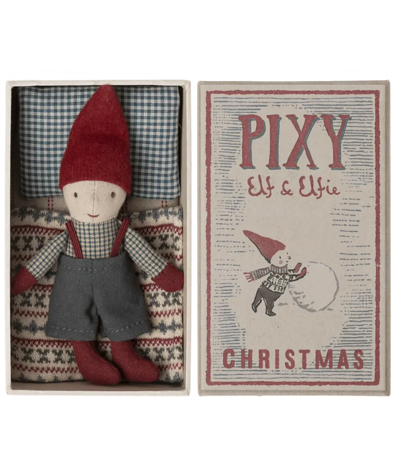 Maileg Pixy Elf In Matchbox - Jongen