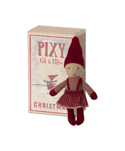 Maileg Pixy Elf In Matchbox - Meisje