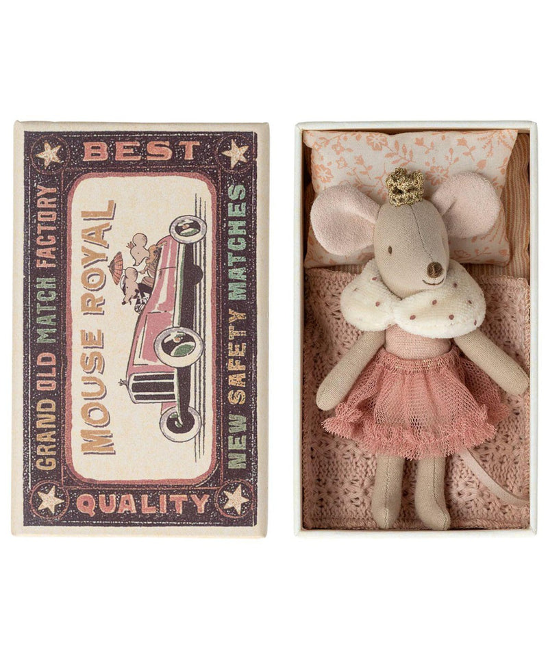 Maileg Princess Mouse in Box little sister