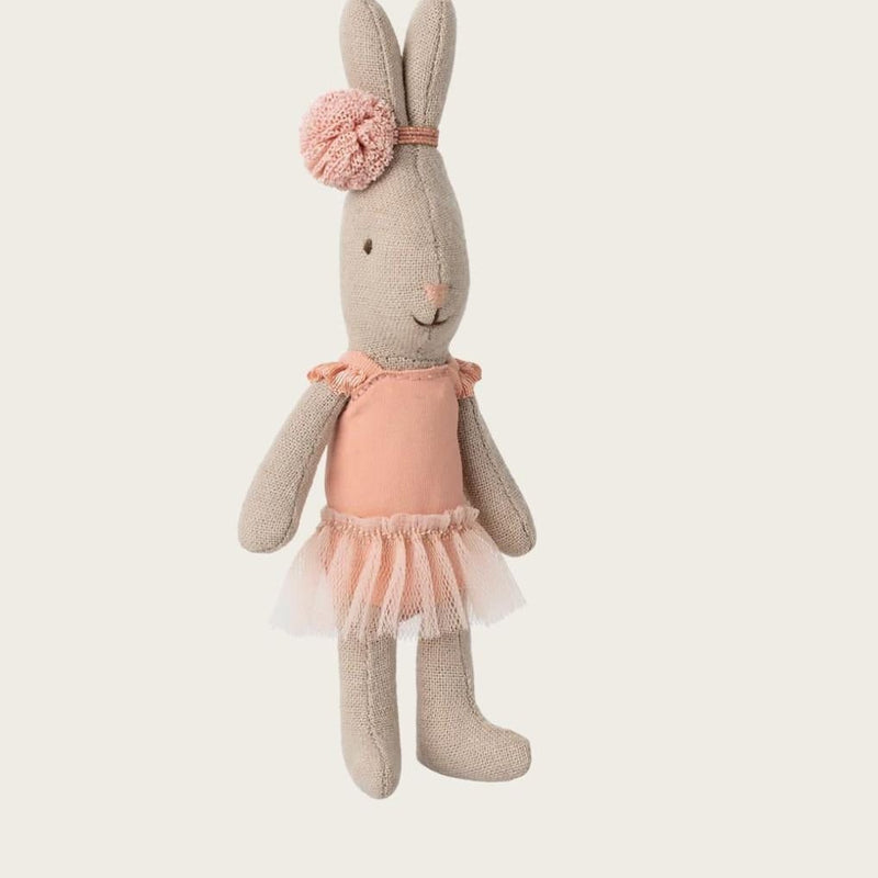 Maileg Rabbit Micro - Ballet suit and skirt rose - Studio Play
