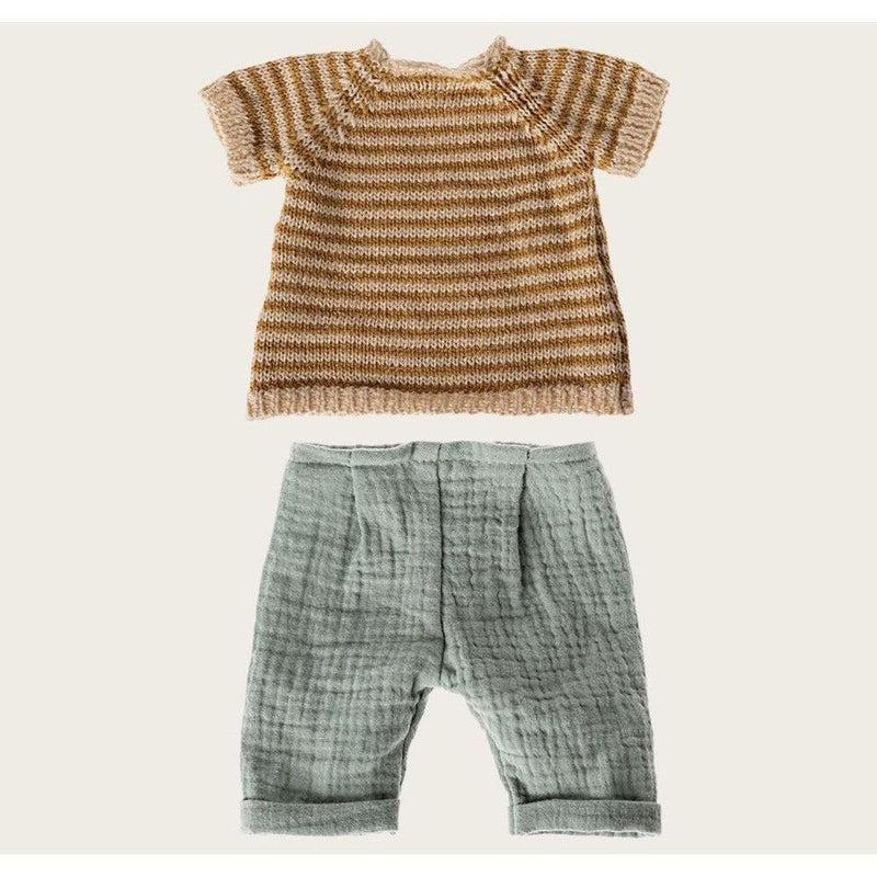 Maileg Rabbit Size 3 Knitted Shirts And Pants - Studio Play