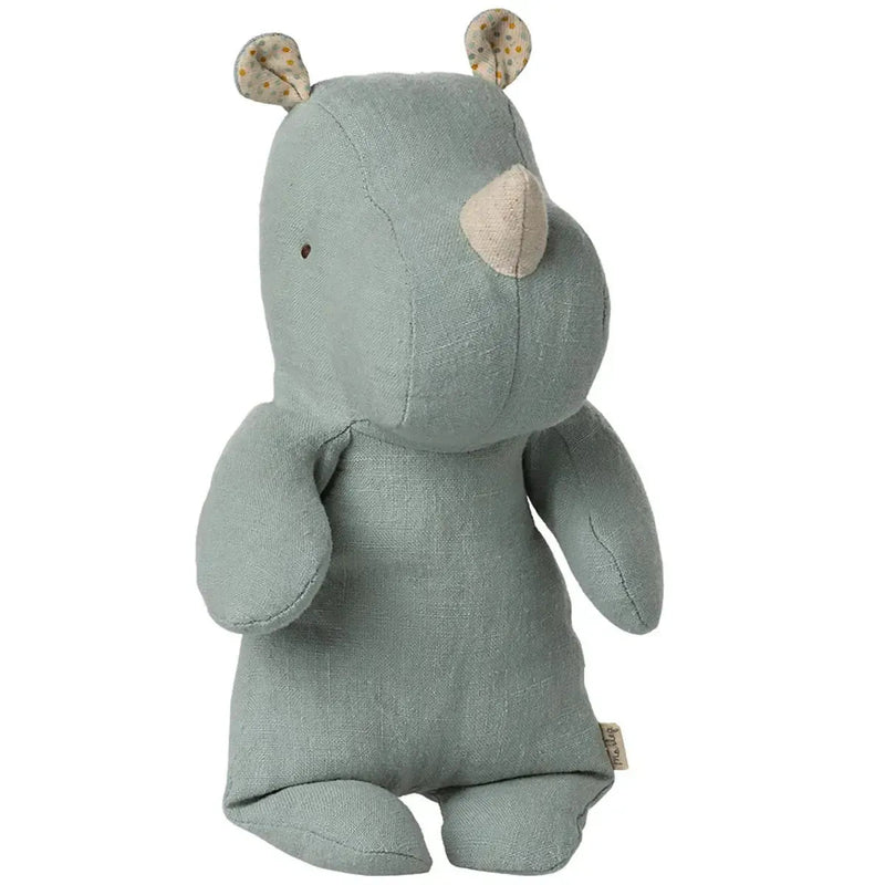 Maileg Rhino Small Light Dusty Blue - Studio Play