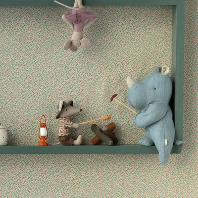 Maileg Rhino Small Light Dusty Blue - Studio Play