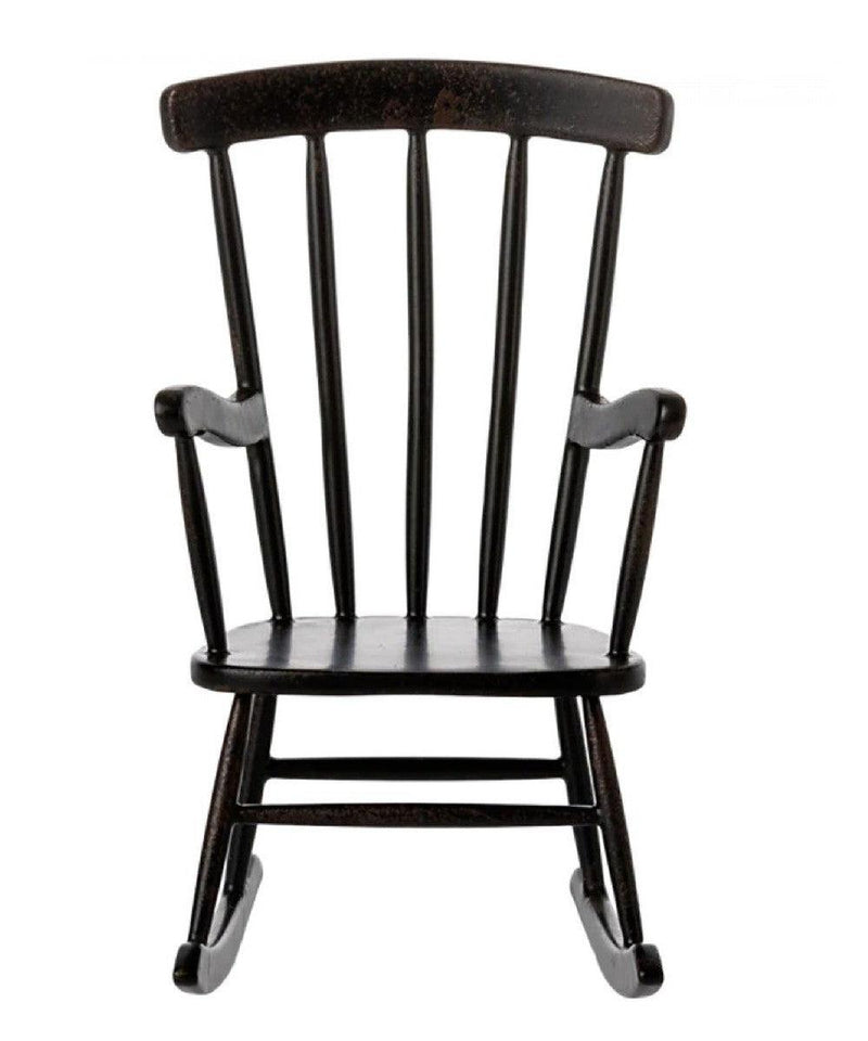 Maileg Rocking Chair, Mouse Anthracite