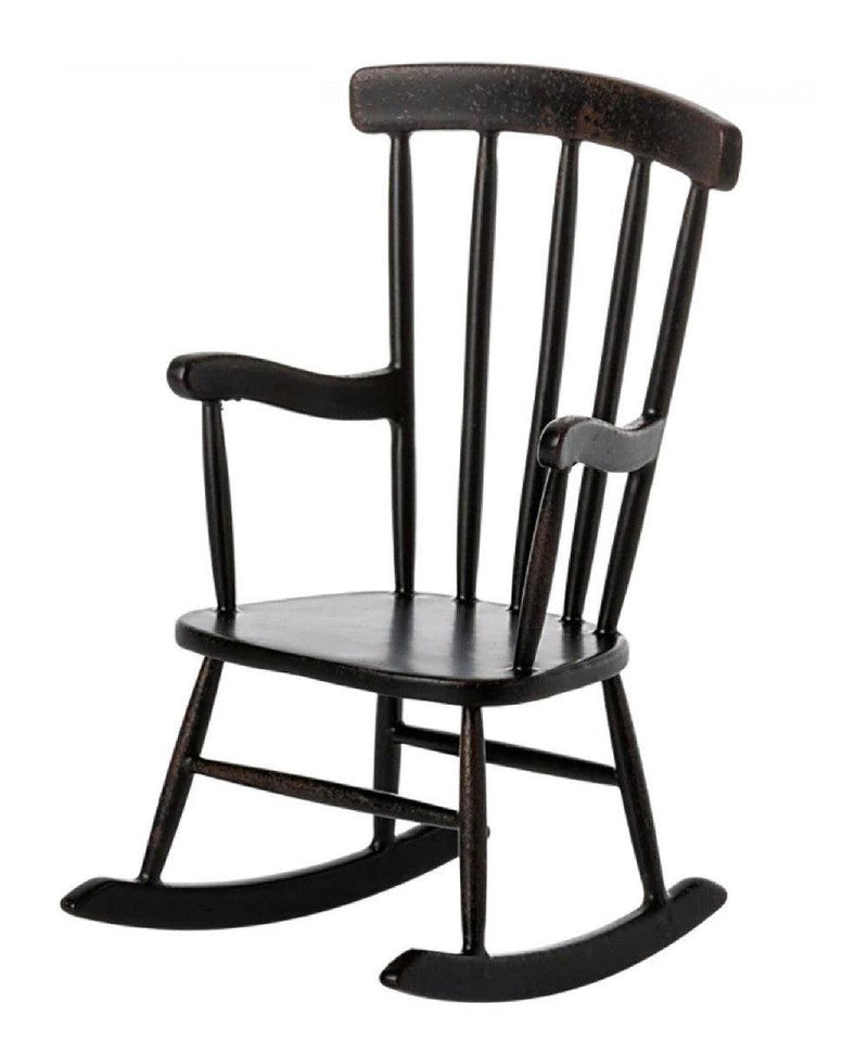 Maileg Rocking Chair, Mouse Anthracite