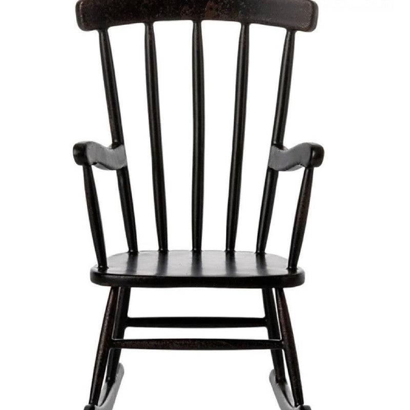 Maileg Rocking Chair, Mouse Anthracite - Studio Play