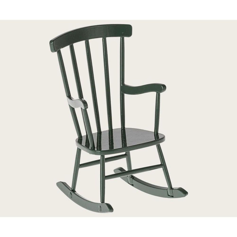 Maileg Rocking Chair, Mouse Dark Green