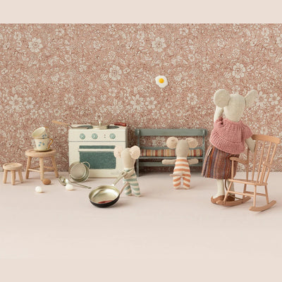 Maileg Rocking Chair, Mouse Dark Powder