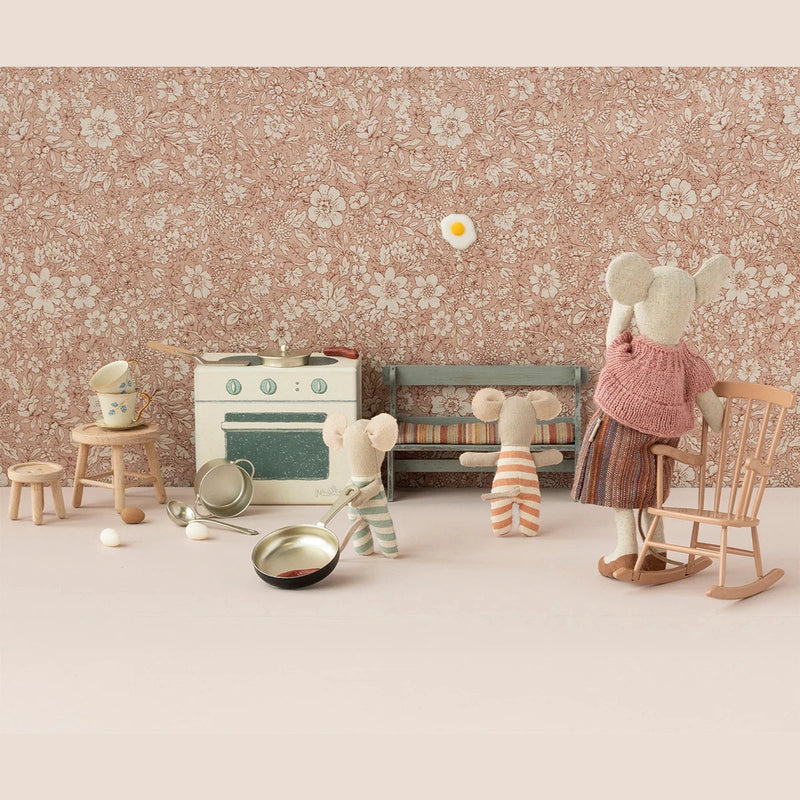 Maileg Rocking Chair, Mouse Dark Powder