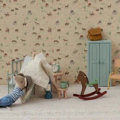 Maileg Rocking Horse Dark Brown - Studio Play