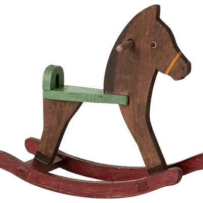 Maileg Rocking Horse Dark Brown - Studio Play
