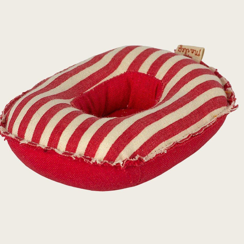 Maileg Rubber boat Red Stripe - Studio Play