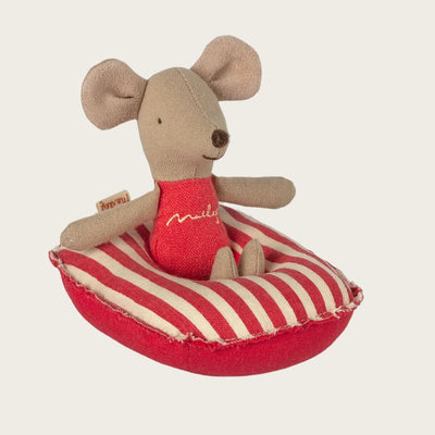 Maileg Rubber boat Red Stripe - Studio Play