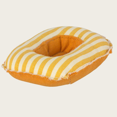 Maileg Rubber boat Yellow Stripe - Studio Play