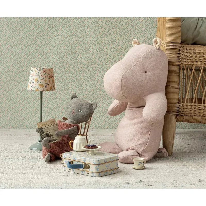 Maileg Safari Friends Hippo Medium Light Rose - Studio Play