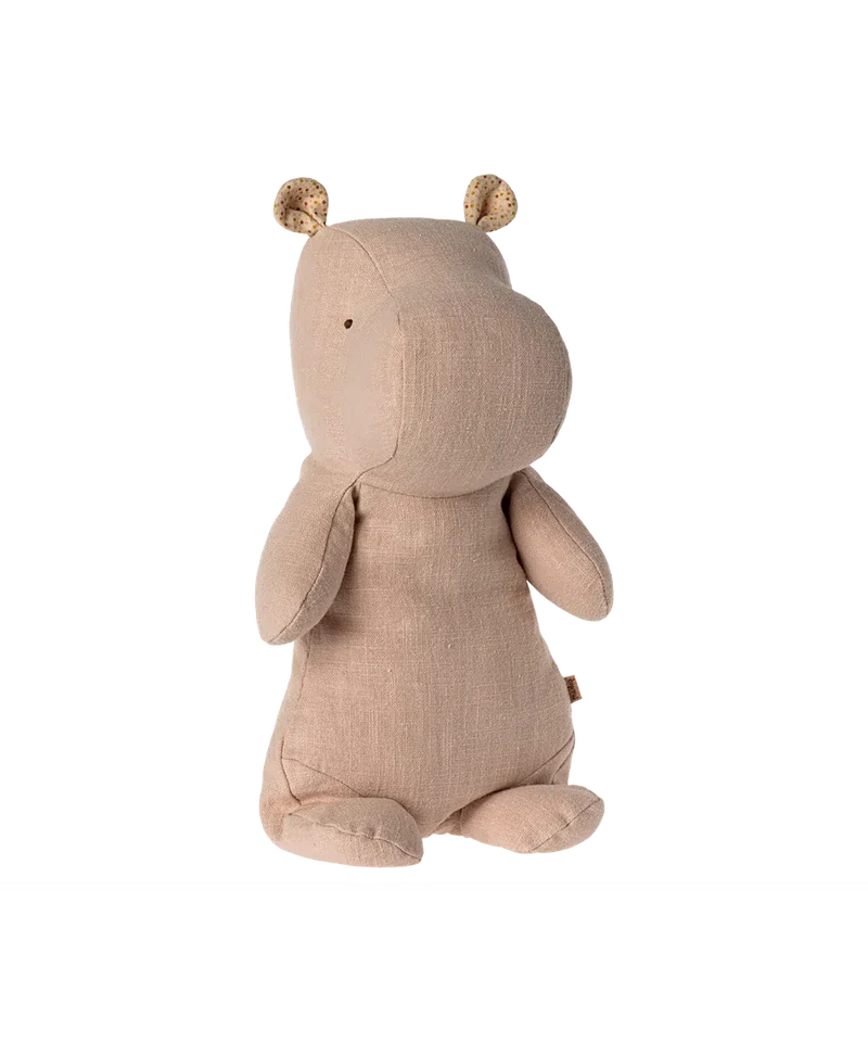 Maileg Safari Friends Hippo Medium Light Rose