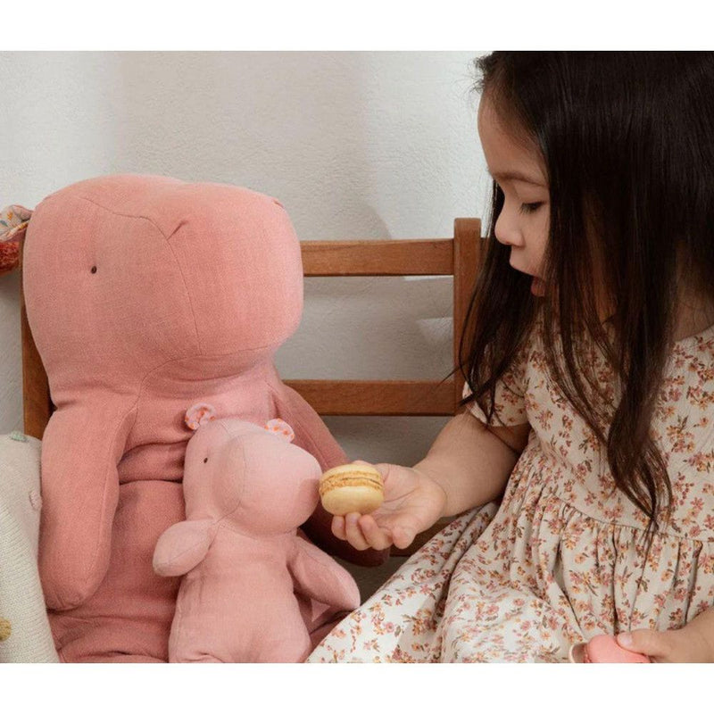 Maileg Safari Friends Hippo Small Soft Rose - Studio Play