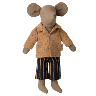 Maileg Shirt And Striped Pants Dad Mouse - Studio Play