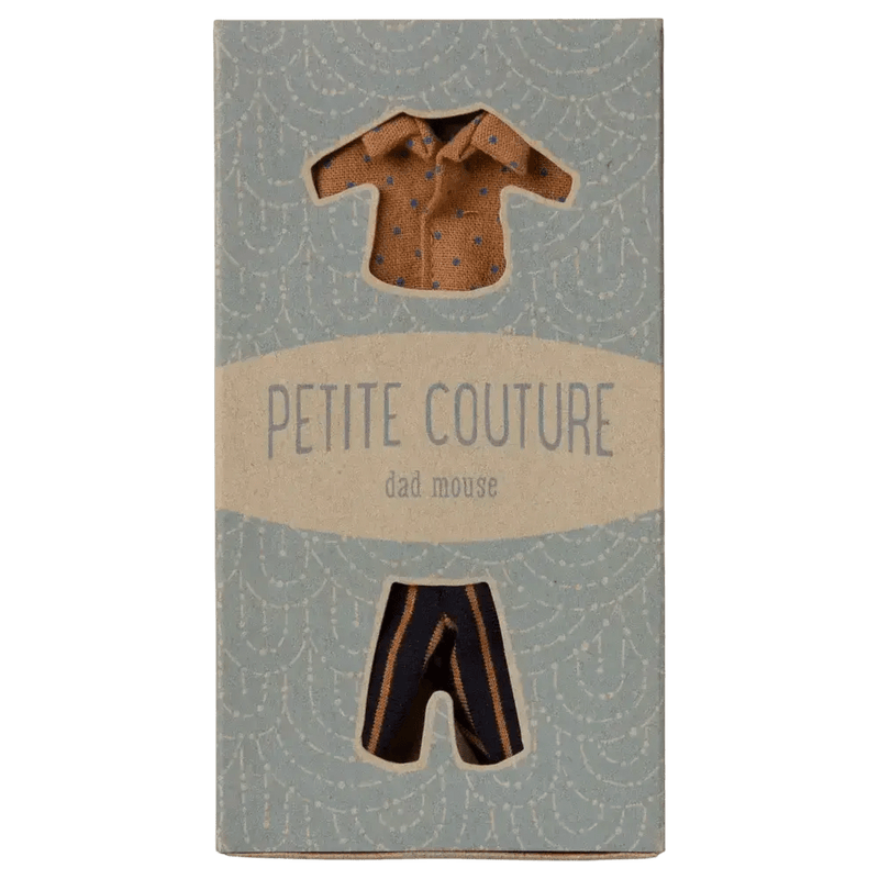 Maileg Shirt And Striped Pants Dad Mouse - Studio Play