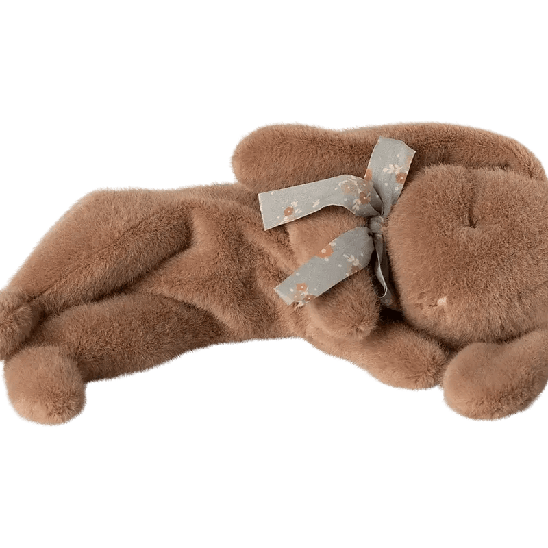 Maileg Sleeping Bunny Plush Small Soft Brown - Studio Play