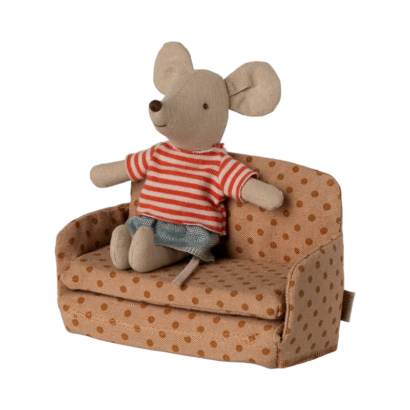 Maileg Sofa Bed Mouse Dots
