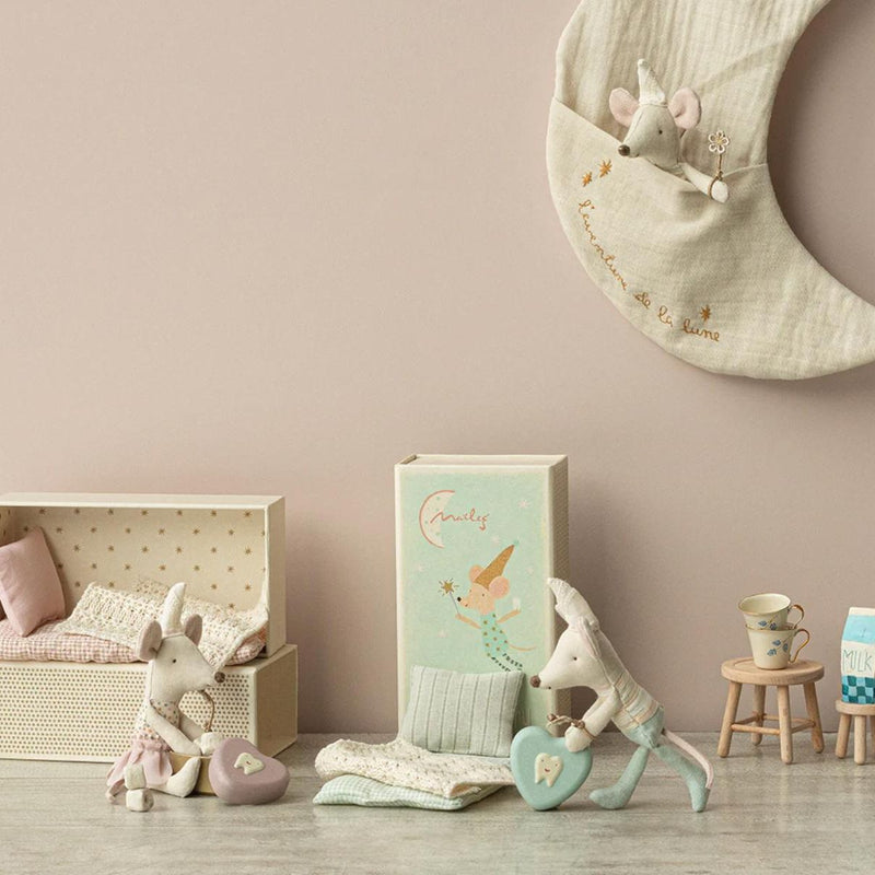 Maileg Tooth Fairy Mouse Little Sister In Matchbox