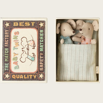 Maileg Twins, Baby Mice in Matchbox II - Studio Play
