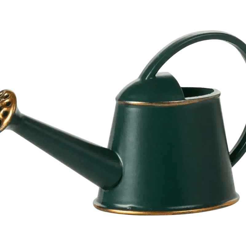 Maileg Watering Can Mouse Dark Green - Studio Play