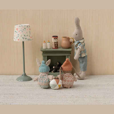 Maileg Winter Bunny Micro Brown Rose