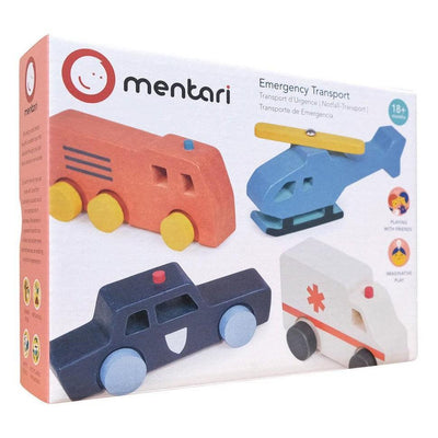Mentari Set van 4 Hulpverleningsvoertuigen