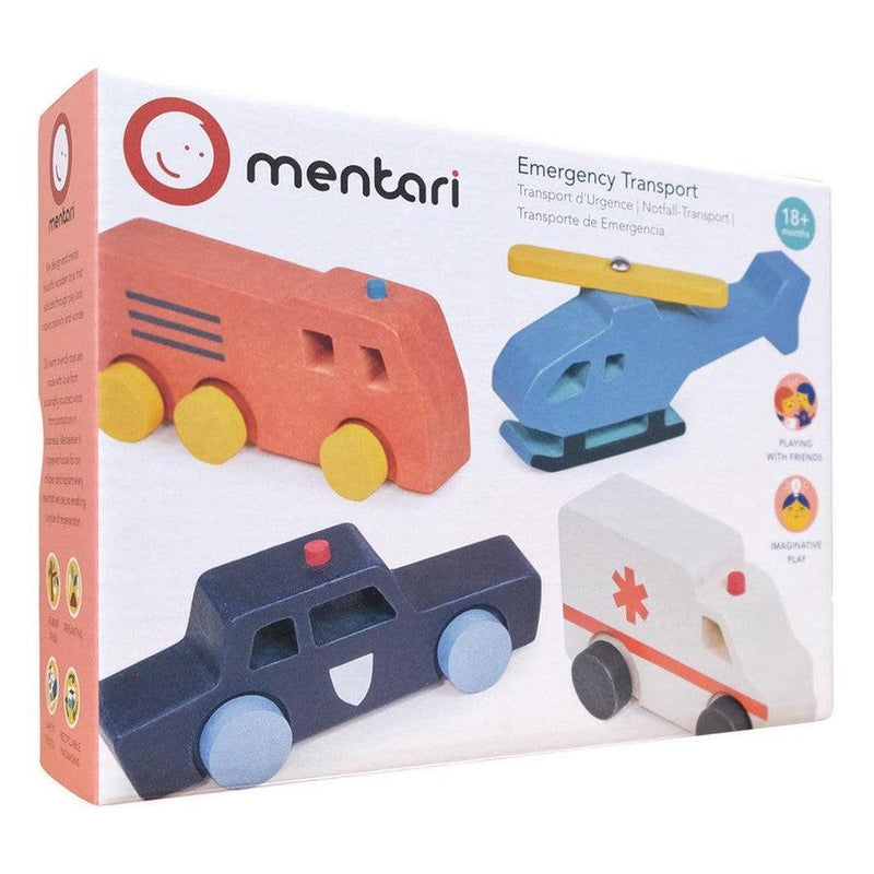 Mentari Set van 4 Hulpverleningsvoertuigen