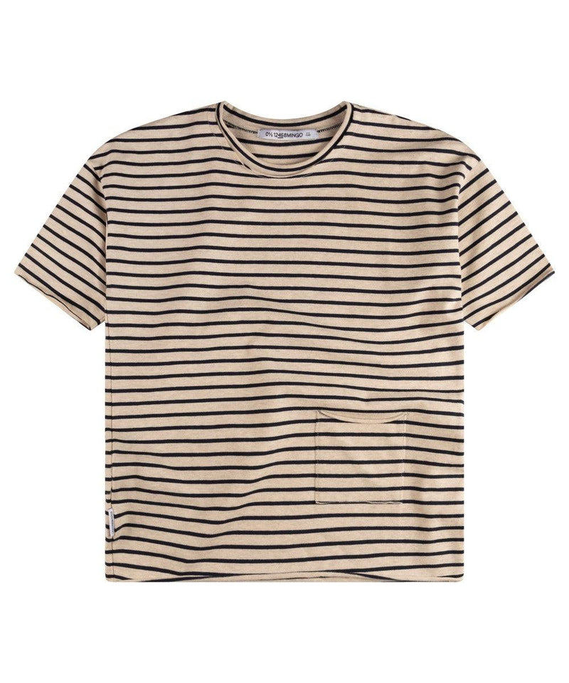 Mingo Oversized T-shirt Navy Stripe
