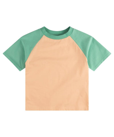 Mingo Raglan T-shirt Turquoise Flush