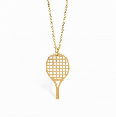 Mini Coquine Life Tennis Golden Necklace