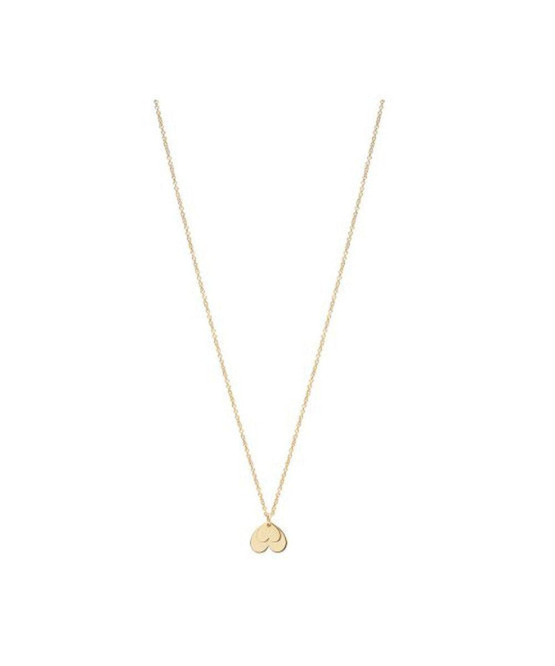 Mini Coquine Love 2 Overlapping Hearts Golden Necklace