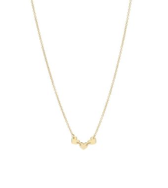 Mini Coquine Love 3 Hearts Golden Necklace