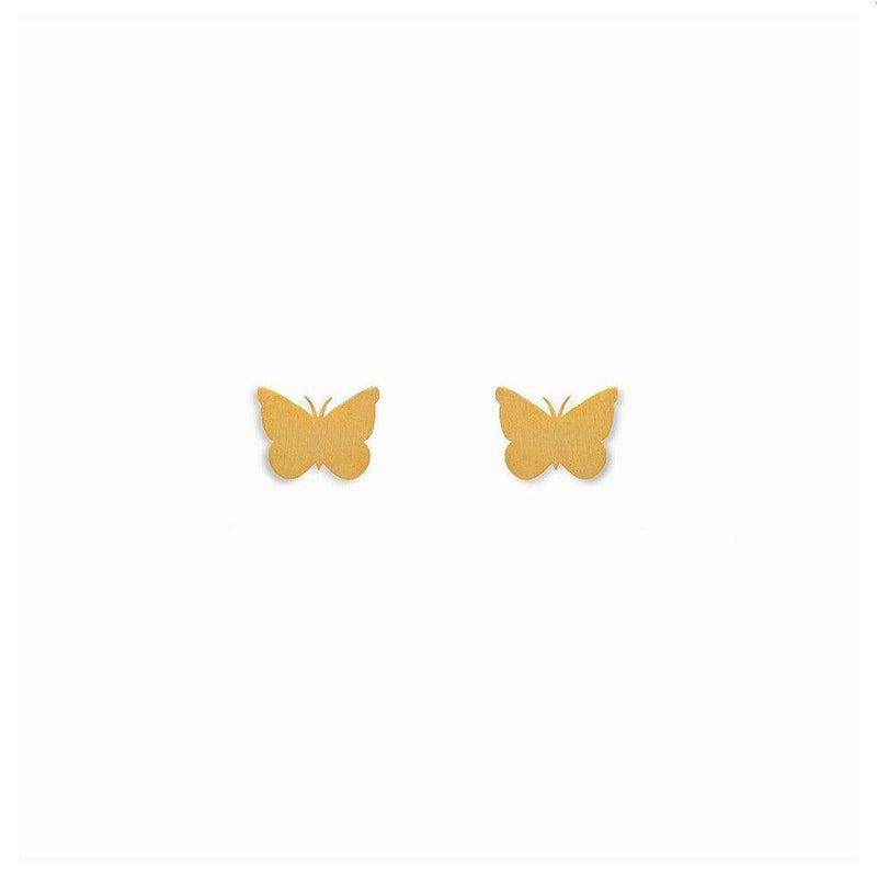 Mini Coquine Nature Butterfly Golden Earrings - Studio Play